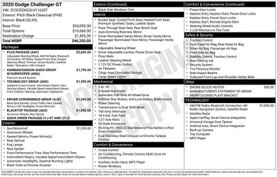 2020 Dodge Challenger GT