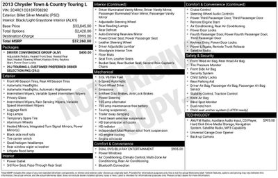 2013 Chrysler Town & Country Touring-L