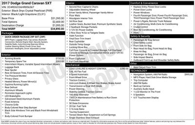 2017 Dodge Grand Caravan SXT