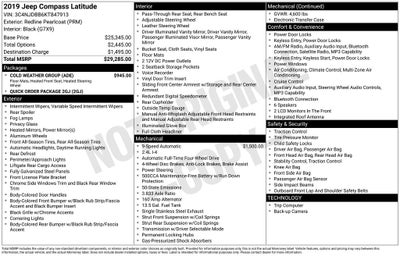 2019 Jeep Compass Latitude