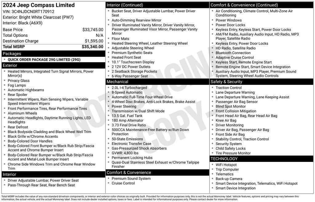 2024 Jeep Compass Limited
