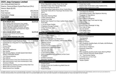 2025 Jeep Compass Limited