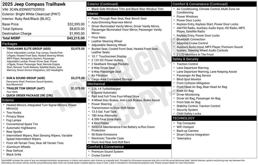 2025 Jeep Compass Trailhawk