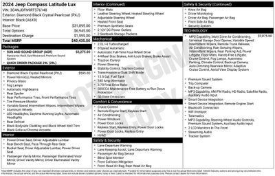 2024 Jeep Compass Latitude Lux