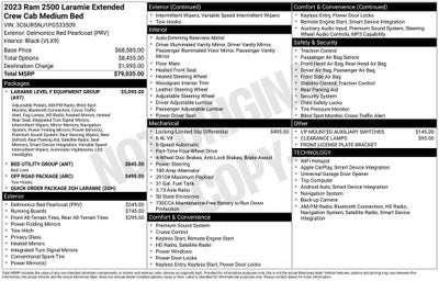 2023 RAM 2500 Laramie