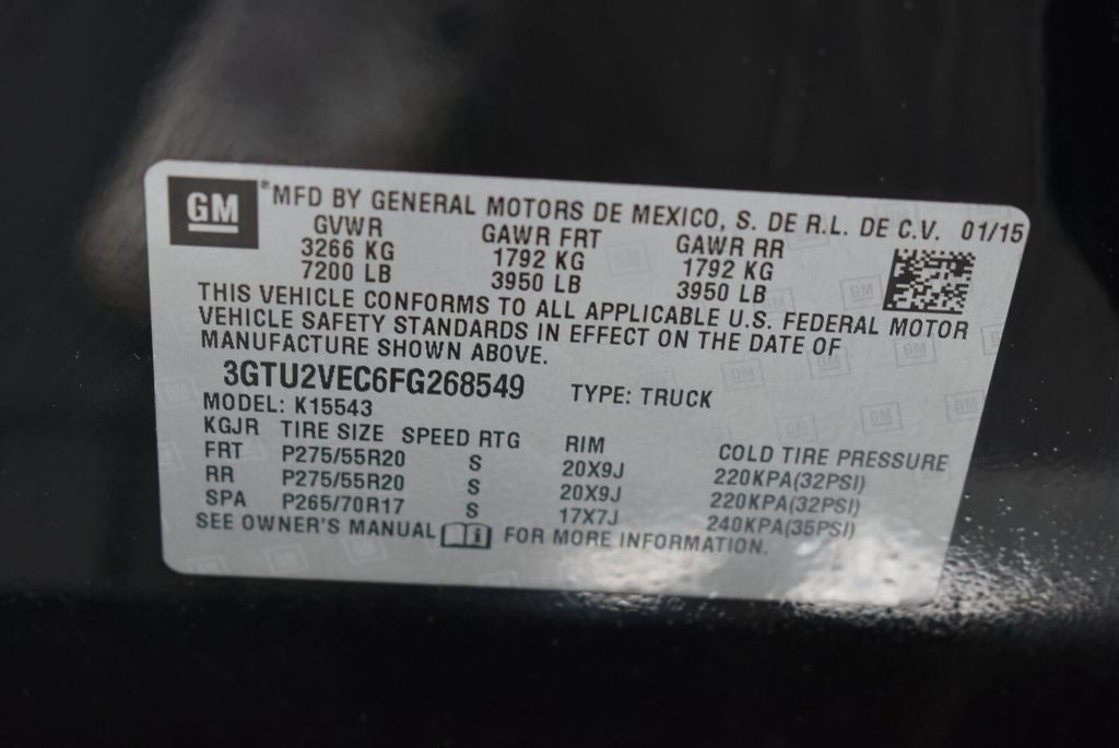 2015 GMC Sierra 1500 SLT