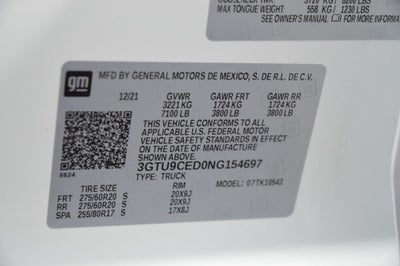 2022 GMC Sierra 1500 Limited Elevation