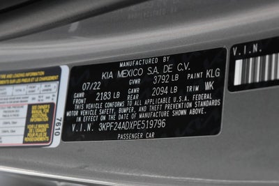 2023 Kia Forte LXS