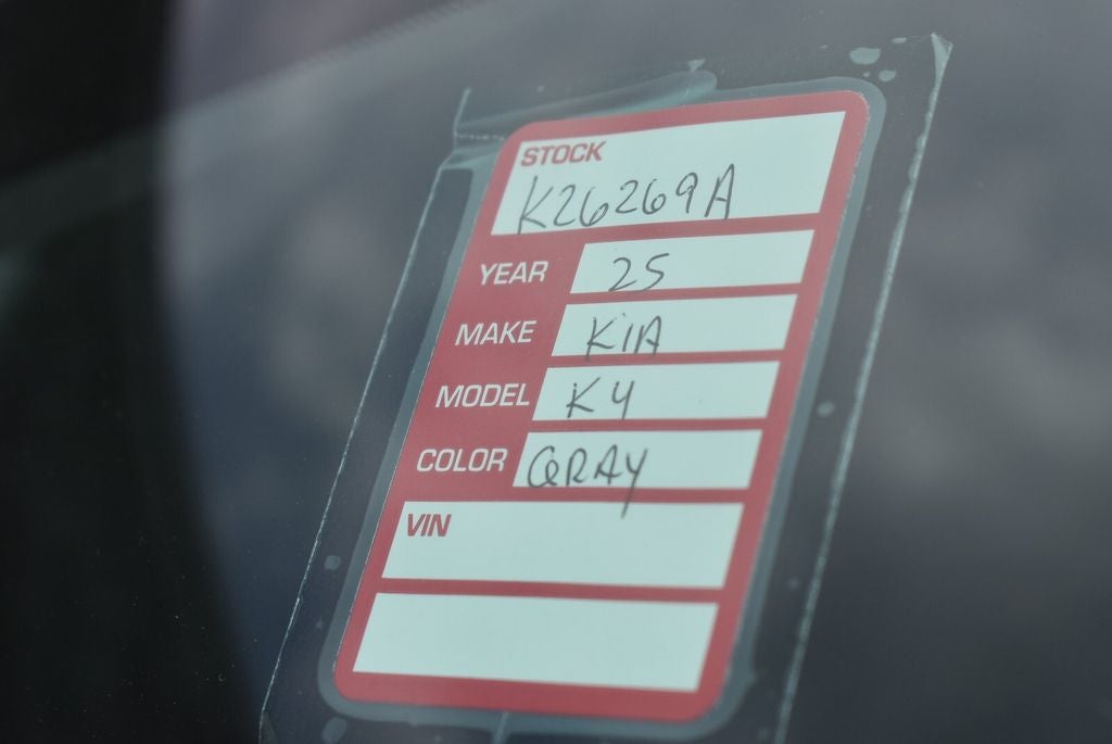 2025 Kia K4 EX