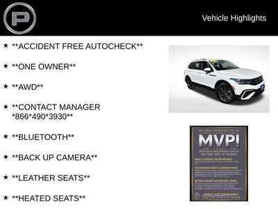 2022 Volkswagen Tiguan 2.0T SE