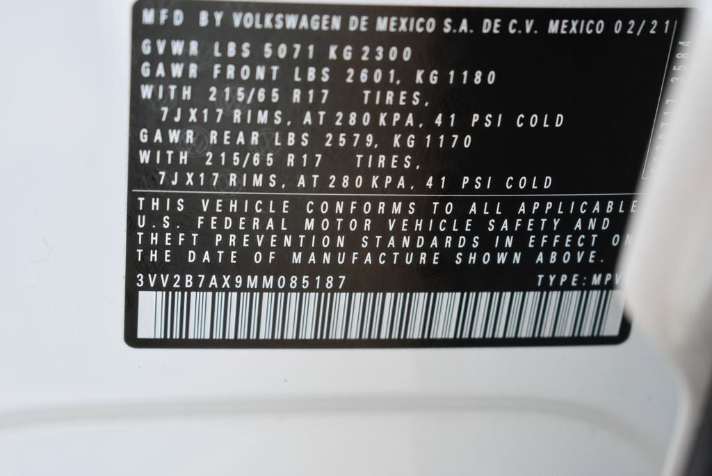 2021 Volkswagen Tiguan 2.0T SE