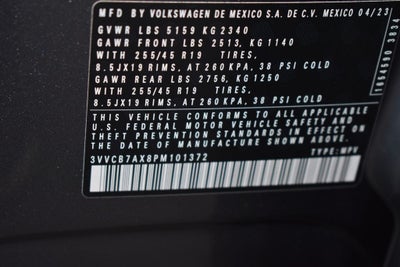 2023 Volkswagen Tiguan 2.0T SE R-Line Black