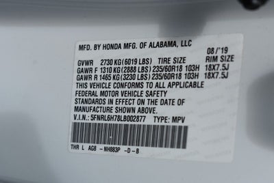 2020 Honda Odyssey EX-L