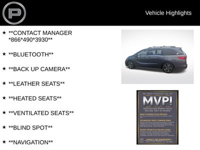 2018 Honda Odyssey Elite