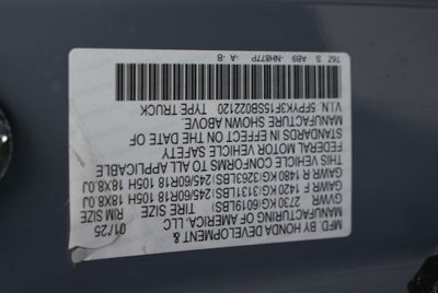 2025 Honda Ridgeline Sport