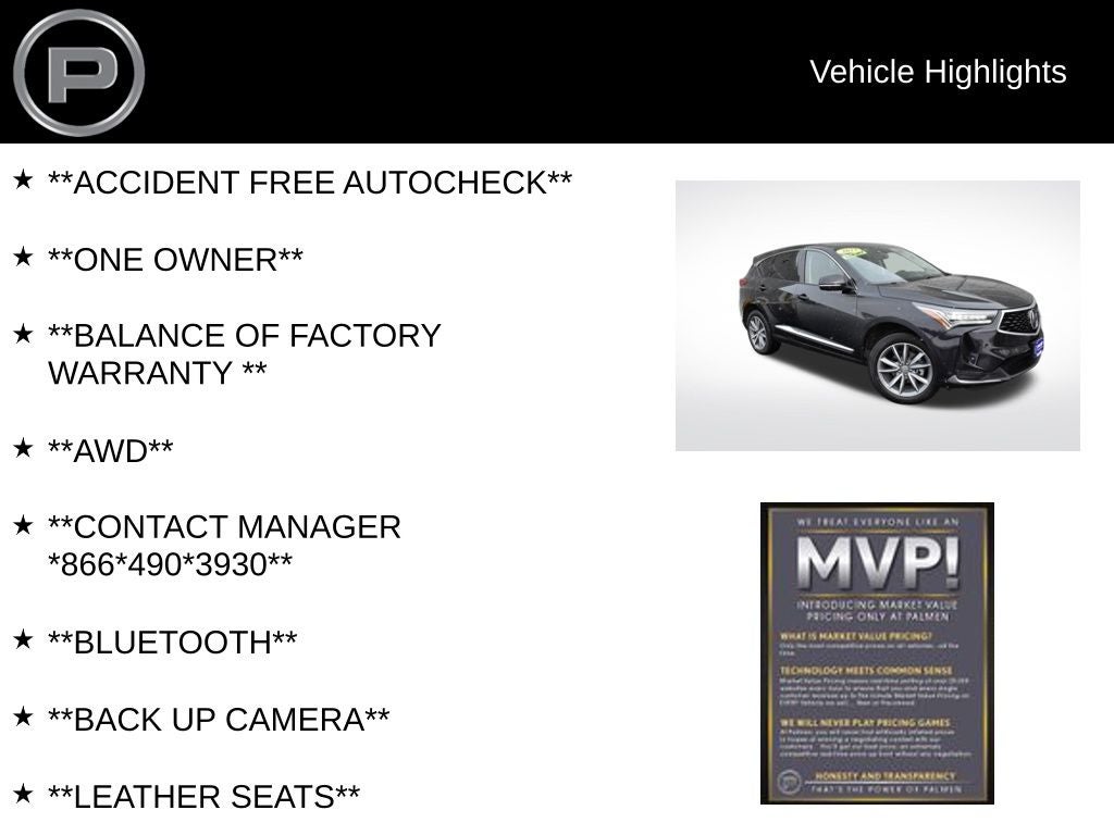 2023 Acura RDX Technology Package SH-AWD