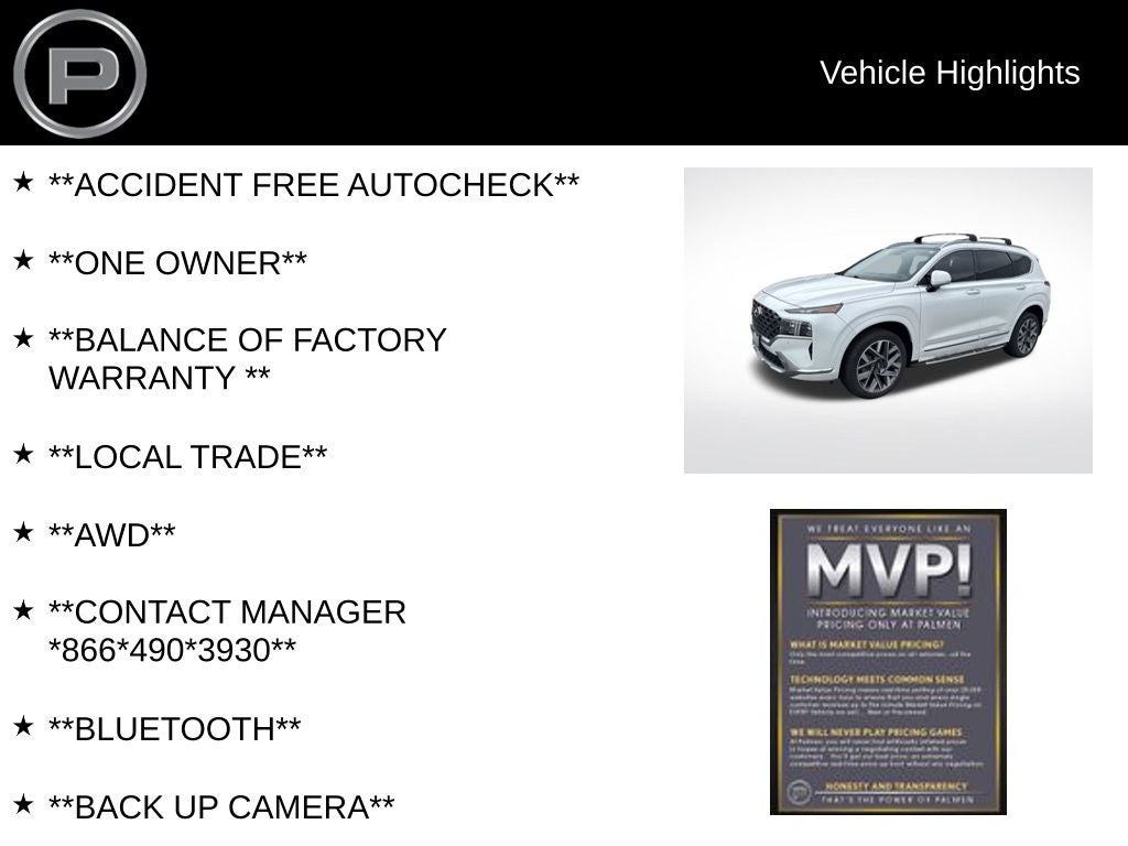 2022 Hyundai Santa Fe Calligraphy