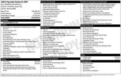 2023 Hyundai Santa Fe XRT