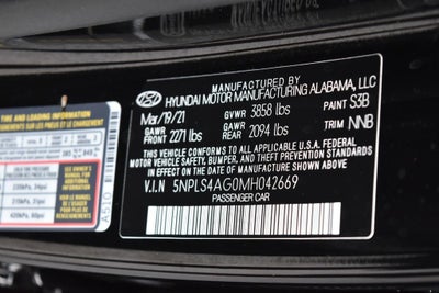 2021 Hyundai Elantra SEL
