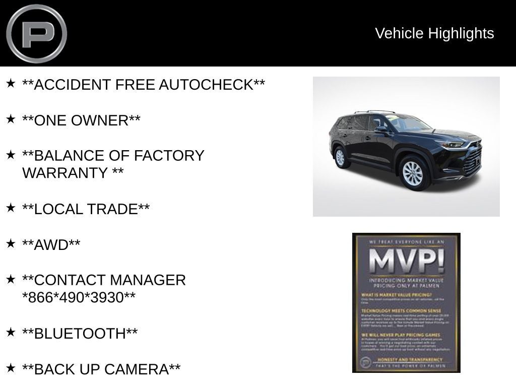2025 Toyota Grand Highlander XLE