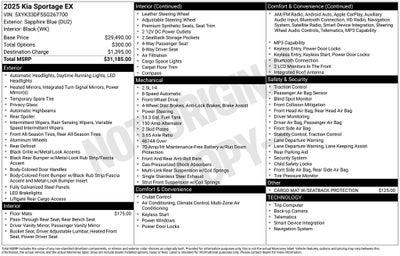2025 Kia Sportage EX