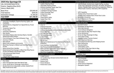 2025 Kia Sportage EX