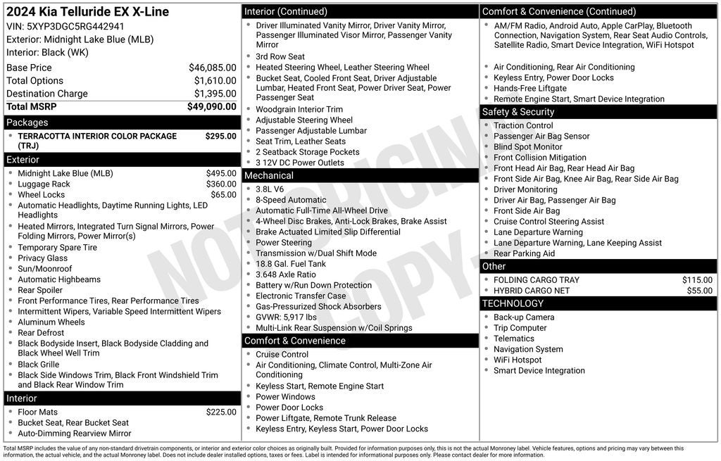 2024 Kia Telluride EX X-Line