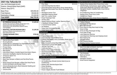 2021 Kia Telluride EX
