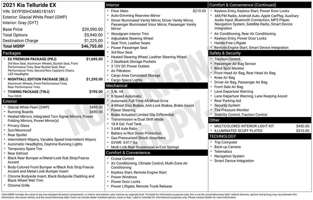 2021 Kia Telluride EX
