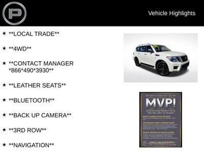 2019 Nissan Armada Platinum