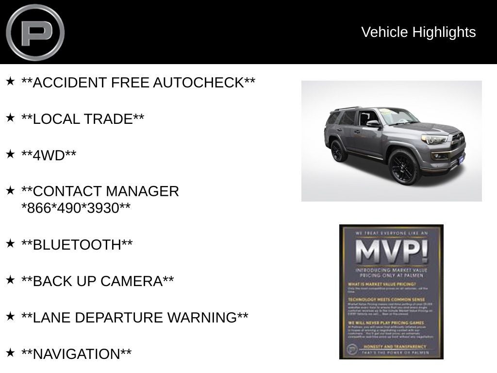 2021 Toyota 4Runner Nightshade