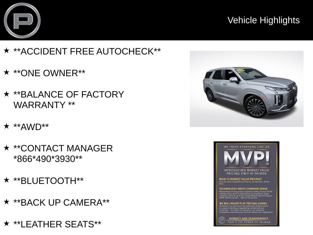 2023 Hyundai Palisade Calligraphy