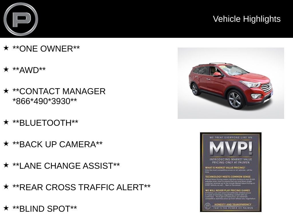 2015 Hyundai Santa Fe GLS