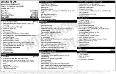 2025 Kia K5 LXS