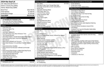 2024 Kia Soul LX