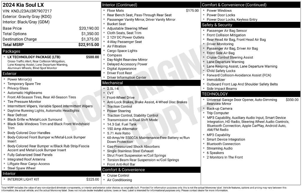 2024 Kia Soul LX