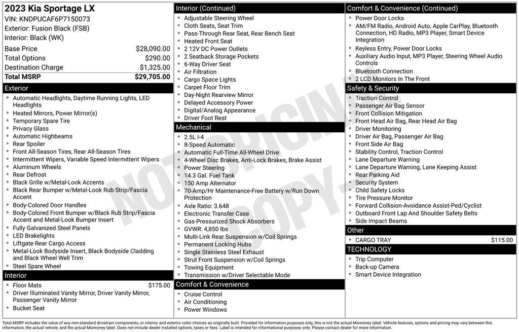 2023 Kia Sportage LX