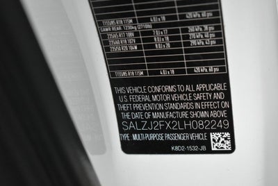 2020 Land Rover Range Rover Evoque S