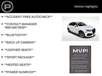 2018 Audi Q3 2.0T Premium