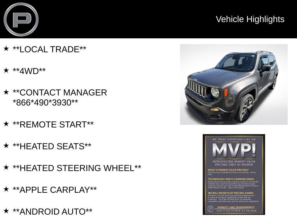 2018 Jeep Renegade Latitude