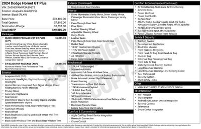 2024 Dodge Hornet GT Plus