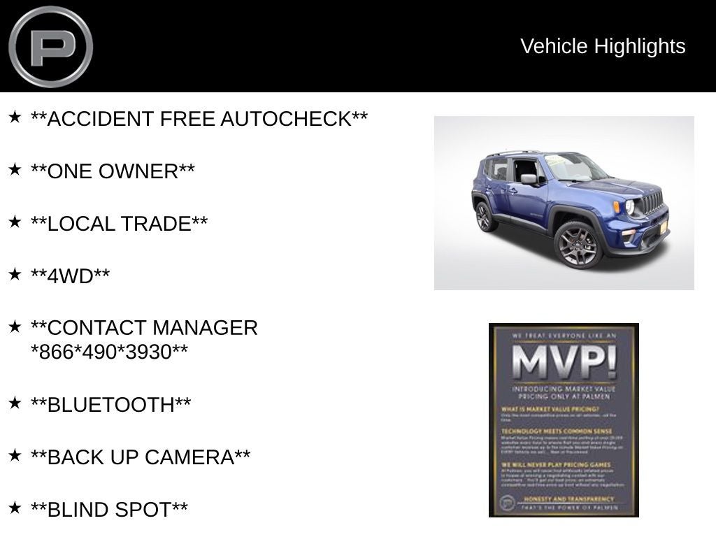 2021 Jeep Renegade 80th Edition