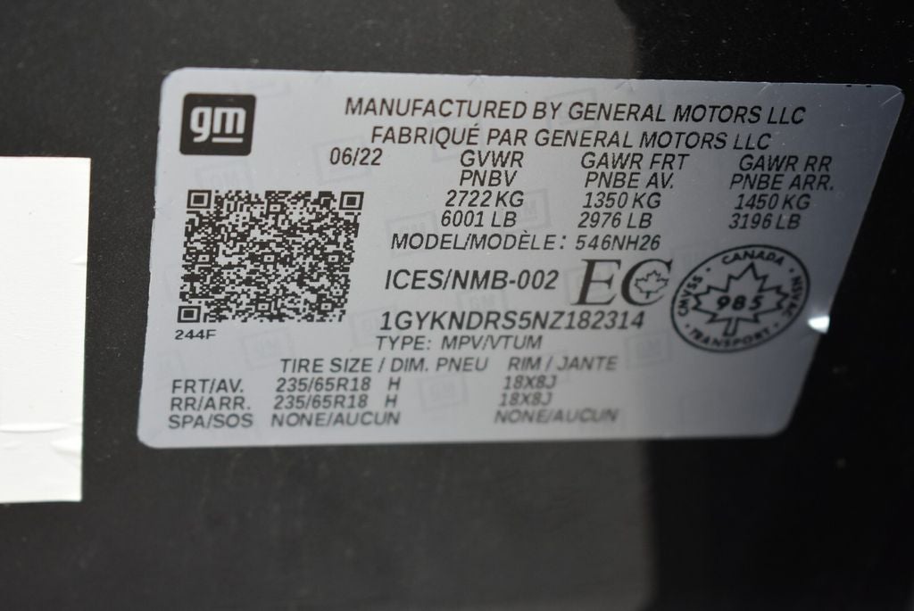 2022 Cadillac XT5 Premium Luxury