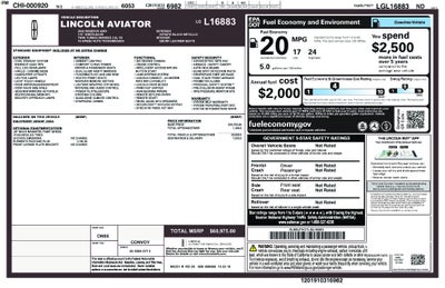 2020 Lincoln Aviator Reserve