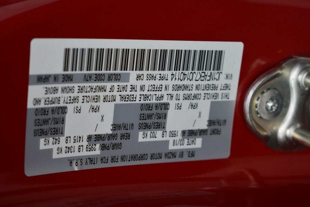 2018 FIAT 124 Spider Lusso