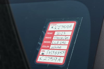 2023 Mercedes-Benz CLA 250 Coupe 4MATIC®