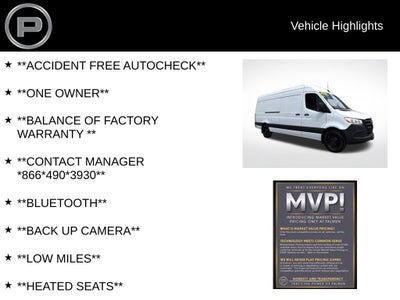 2025 Mercedes-Benz Sprinter 2500 High Roof 4-Cyl Diesel