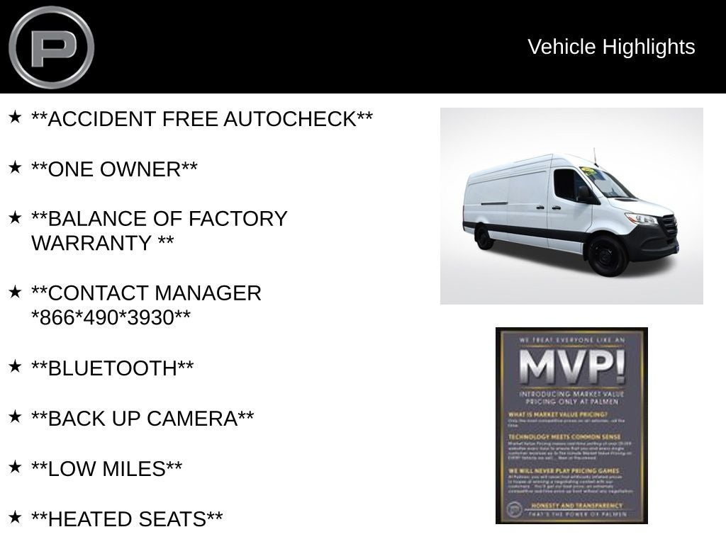 2025 Mercedes-Benz Sprinter 2500 High Roof 4-Cyl Diesel