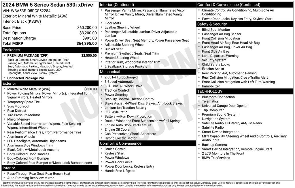 2024 BMW 530i xDrive