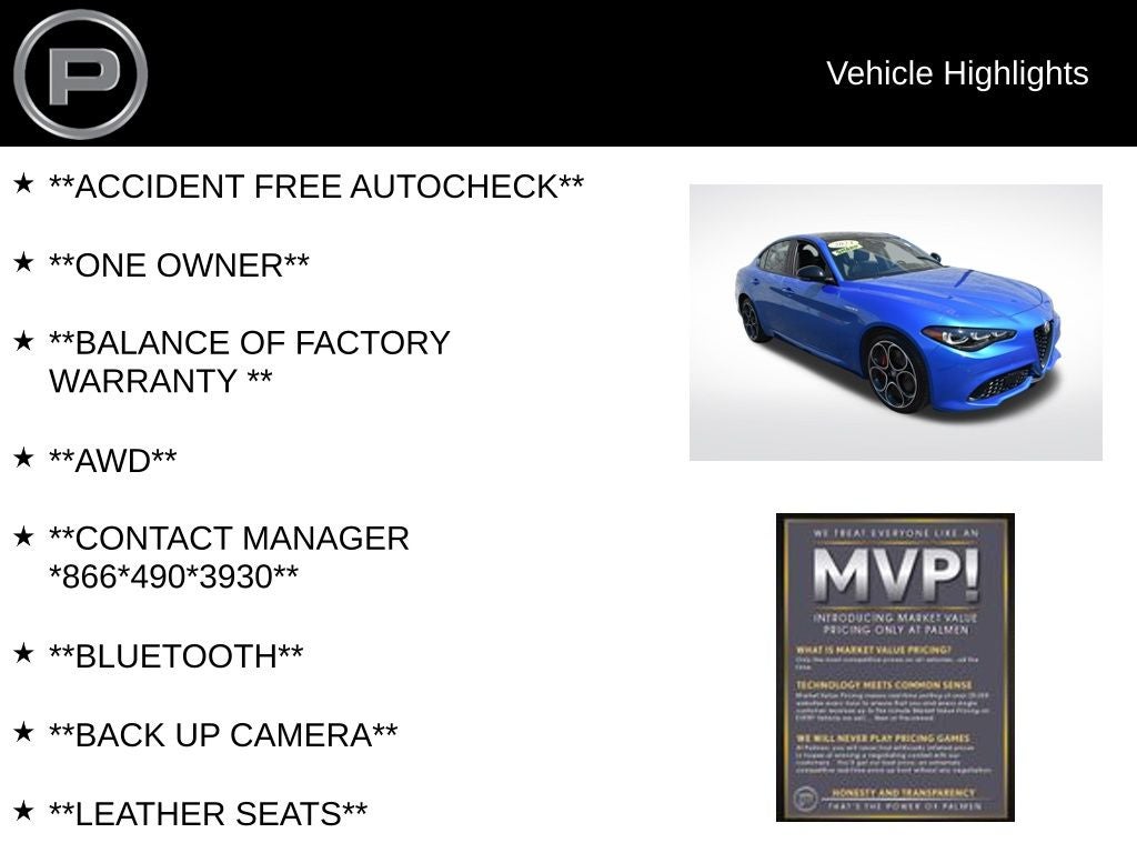2024 Alfa Romeo Giulia Veloce AWD